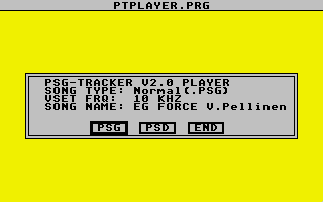 PSG Tracker Player
